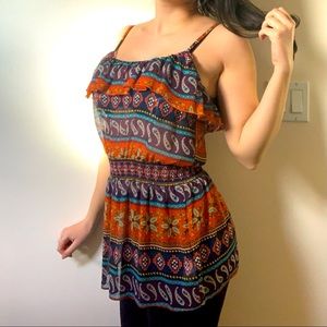 XXI Detailed ruffled top